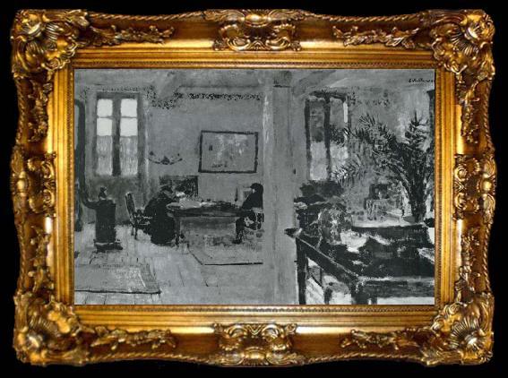 framed  Edouard Vuillard The Room, ta009-2